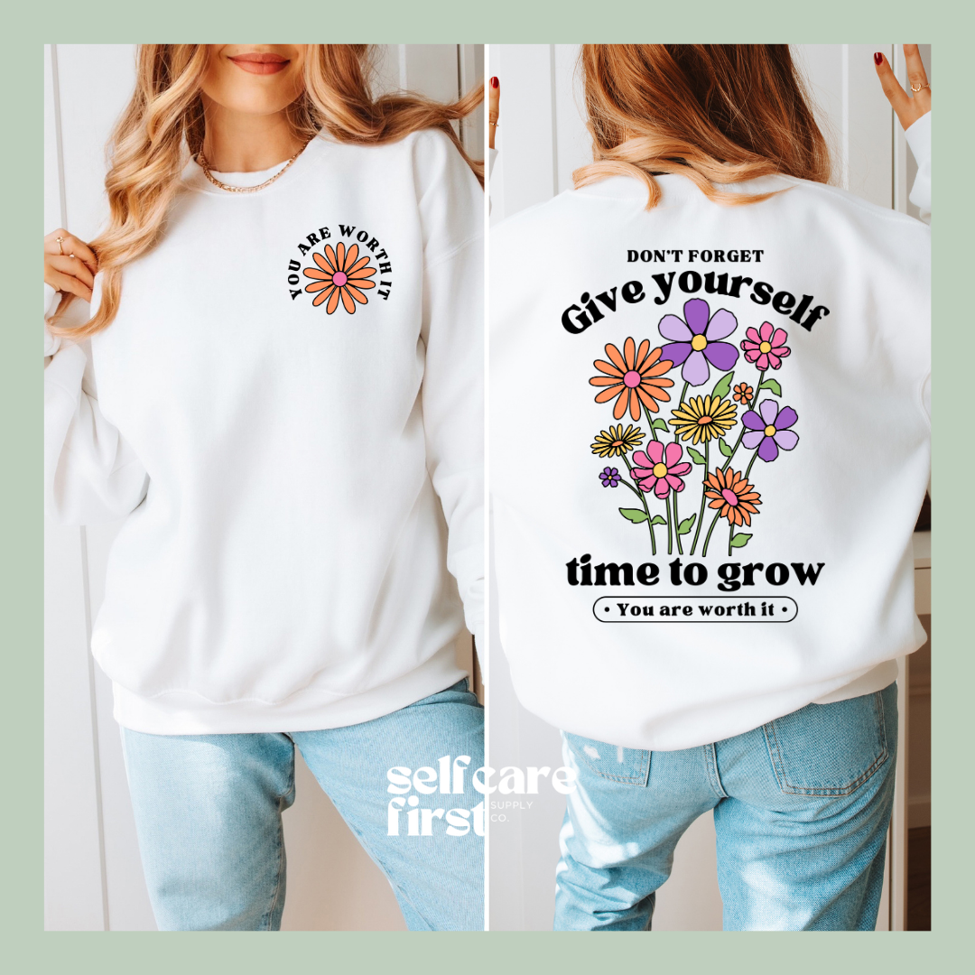 Give Yourself Time Crewneck Sweater