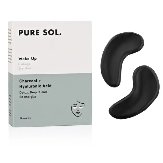 Hydrogel Eye Mask Charcoal + Hyaluronic - Wake Up