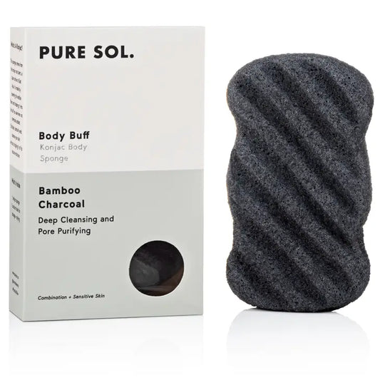 Charcoal Body Konjac Sponge